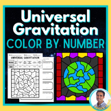 Universal Gravitation Color By Number | Physics
