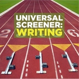 Universal Screener writing form for world language classes