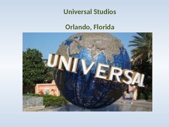 Preview of Universal Studios Florida - Power Point - Information Facts Pictures History