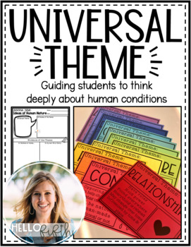 Preview of Universal Theme: Applying Content to Deeper Thinking