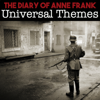 Preview of Analyzing Themes in "The Diary of Anne Frank" - Lesson and Thematic Essay Rubric