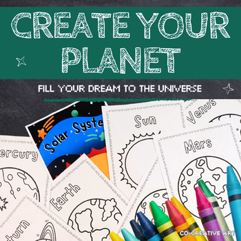 Preview of Universe Planet Galaxy Art Illustration Project Craft GREAT Science Art Class