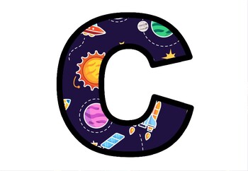 Galaxy Combo Pack Bulletin Board Letters [Book]