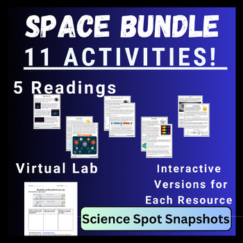 Preview of Universe & Space Reading Comprehension Bundle - Print and Digital!!!