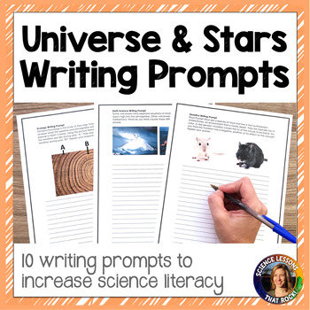 Universe and Stars Writing Prompts by Science Lessons That Rock | TPT