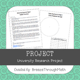 University Research Project (A College Prep Project)