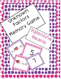 Unknown Factor Memory Game {Valentine's Day Themed}