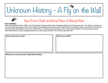 Preview of Unknown History - Fly on the Wall - Ghengis Khan Death and Burial