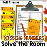 Unknown Number in Multiplication & Division Equations - So