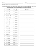 Unknown Number in Multiplication or Division Equation-3rd 