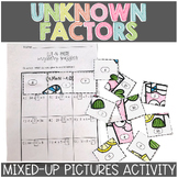 Unknown Number in Equation Mystery Pictures Math Puzzles Game