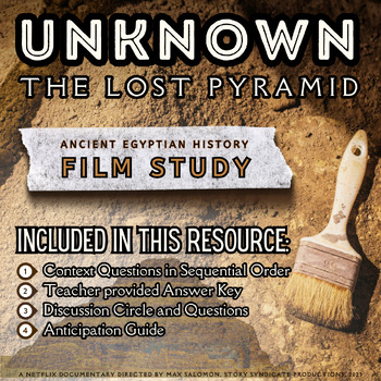 Preview of Unknown: The Lost Pyramid (2023) Film Analysis & Discussion Questions