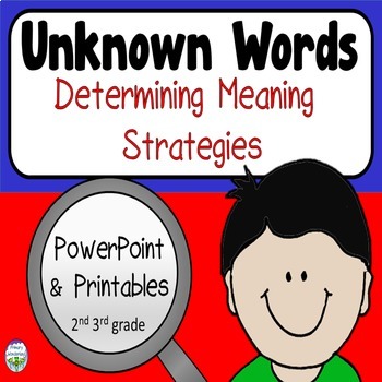 Preview of Determine Meaning of Unknown Word PowerPoint Mini-Lessons