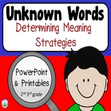 Determine Meaning of Unknown Word PowerPoint Mini-Lessons