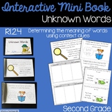 Unknown Words Interactive Mini Book RI.2.4