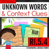 Unknown Words and Context Clues Worksheets and Activities 
