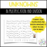 Unknowns in Division (and Multiplication)