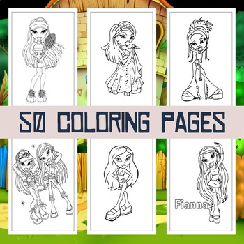 Printable Bratz Coloring Pages for Kids: Where Fashionable Adventures Begin