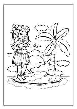 Unleash Creativity with Printable Hawaii Themed Coloring Pages Collection