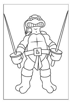 ninja turtles coloring pages raphael