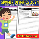 Unleash Creativity with Summer Olympics 2024 Quick Write Prompts!