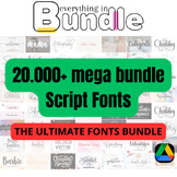 Unleash Creativity with our 20,000+ Mega Bundle of Script Fonts
