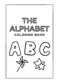 Preview of Unleash Your Child's Creativity with the ABC English Coloring Book!
