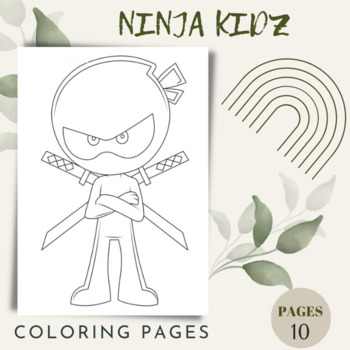 Unleash Your Creativity with Ninja Kidz Coloring Pages for kids and adults