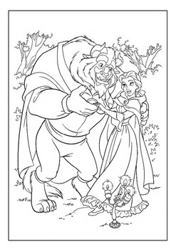 Unleash Your Creativity with Our Coloring Pages Beauty and the Beast ...
