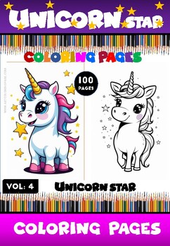 Preview of Unleash Your Creativity with Printable Unicorn Coloring Pages Vol 4!