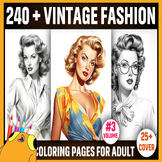 Unleash Your Inner Fashionista with 240+ Vintage Coloring 