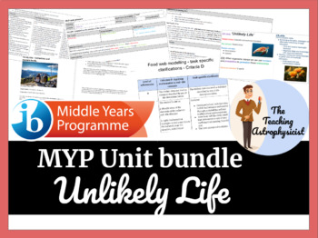 Preview of Unlikely Life - MYP unit bundle