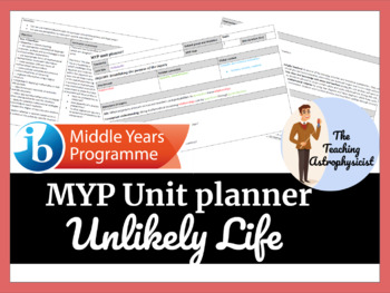 Preview of Unlikely Life - MYP unit plan (highly detailed)