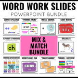 Word Work Phonics PowerPoints Bundle | Science of Reading 