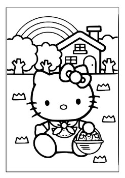 Hello Kitty & Toy Story Coloring Activity Book Kids Workbook Art