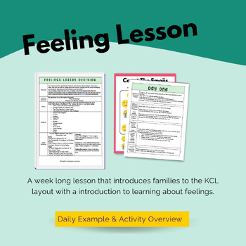 Preview of Free Pre-K Lesson: How To Make Learning About Feelings A Breeze