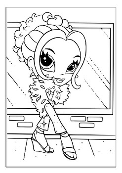 Unlock Endless Creativity: Printable Lisa Frank Coloring Pages for Girls,  65 P