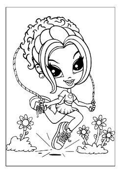 Unlock Endless Creativity: Printable Lisa Frank Coloring Pages for Girls,  65 P
