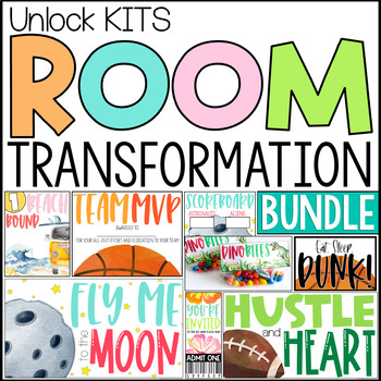 Preview of Unlock KITS Growing Bundle Vol. 1 | Room Transformation Kits