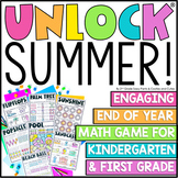 Unlock Summer K1 - End of Year Math Game for Kindergarten 