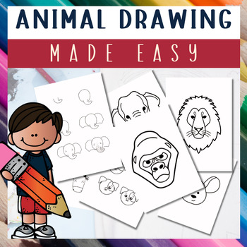 Preview of Unlock Your Inner Artist: Step-by-Step Animal Drawing Made Easy