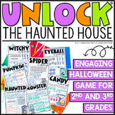 Unlock the Haunted House | Halloween | Math Games | Editable | Escape Room