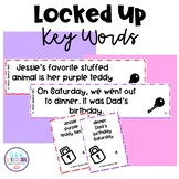 Locked Up Key Words for Speech Therapy, Special Education