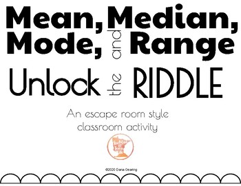 Riddle Escape Room Teaching Resources | Teachers Pay Teachers