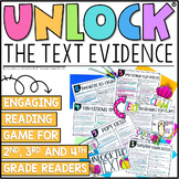 Unlock the Text Evidence | Nonfiction Reading Games | DIGI
