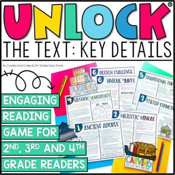 Preview of Unlock the Text Helpful Homes | Key Details | Reading Games | Nonfiction Games