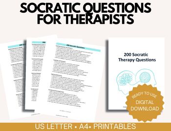 Preview of Empowering Minds: Socratic Therapy Questions for Educators, Therapists
