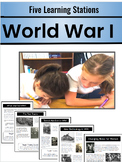 WORLD WAR I: Interactive Learning Stations, Inquiry Based,