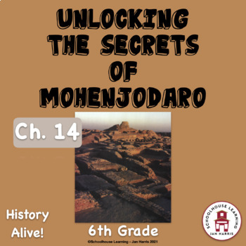 Preview of Unlocking the Secrets of Mohenjodaro Ch. 14 Task Cards - History Alive!