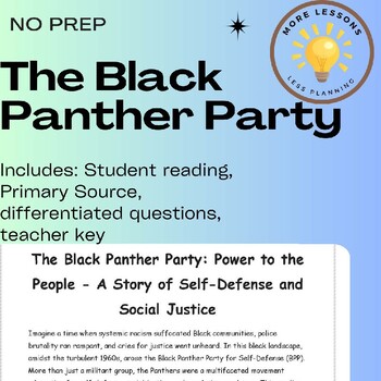 Civil Rights Teaching: Black Panthers and Black Power - Social Justice Books